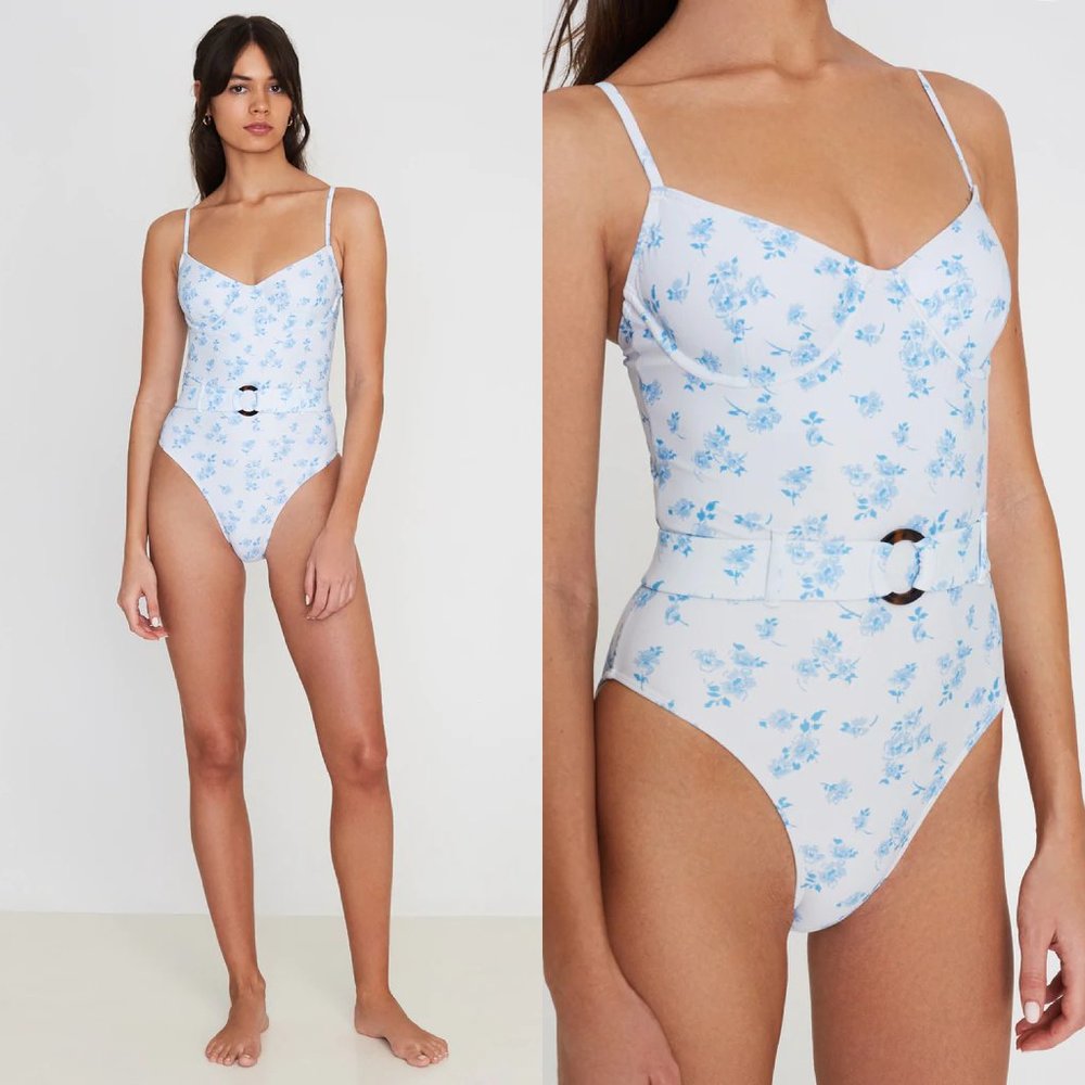 Faithfull The Brand Amalfi One Piece Rocha Floral Size XS